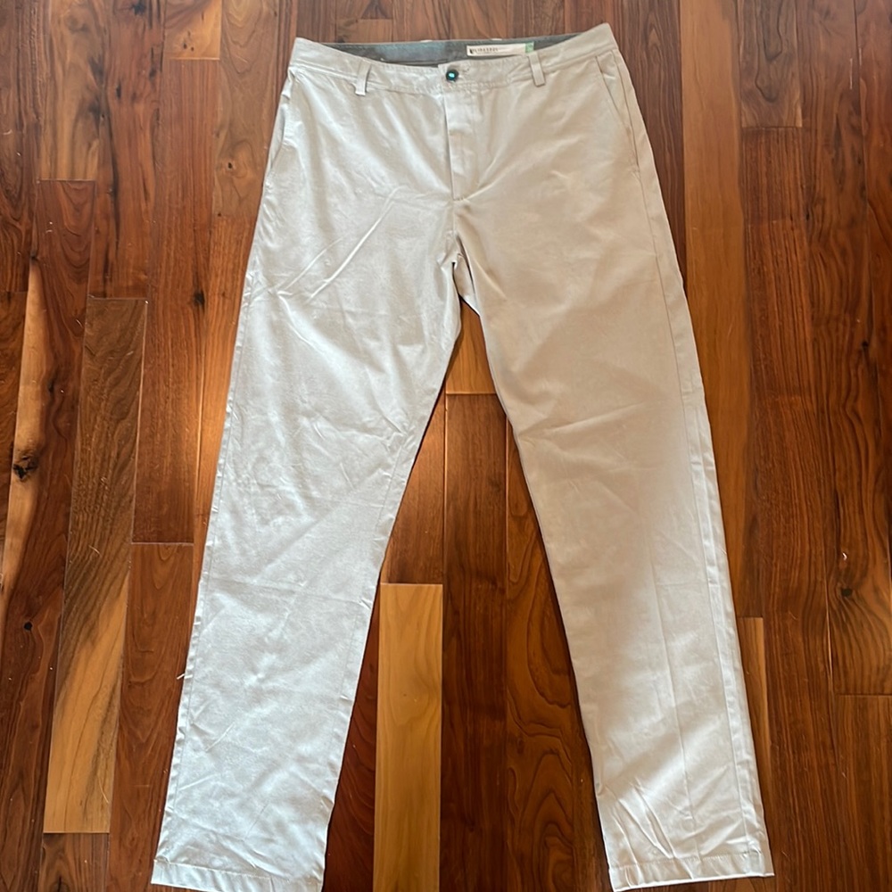 Linksoul Boardwalker stretch chinos. Khaki. 36R (36x32). EUC